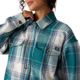 Dickies Women’s Flannel Shacket- Balsam