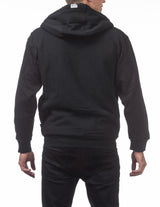Pro Club Heavyweight Pile Full Zip Hoodie - Black/Black