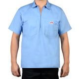 Ben Davis Short Sleeve Solid, 1/2 Zip Shirt