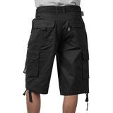 Pro Club Men's Cotton Twill Cargo Shorts with Belt