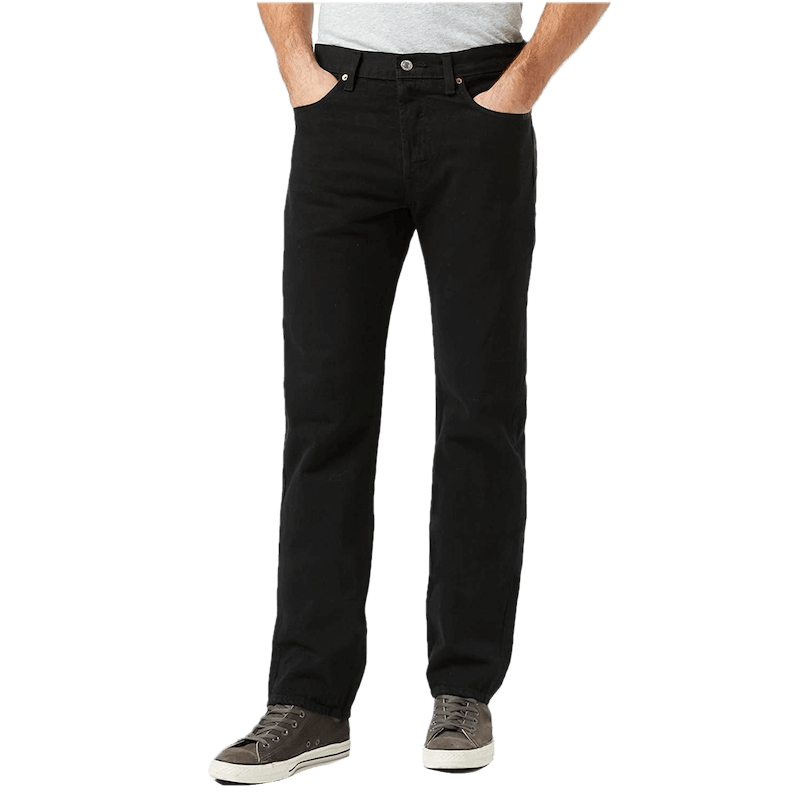 501 LEVI'S ORIGINAL FIT PRE WASHED JEANS - BLACK – Frank Collection