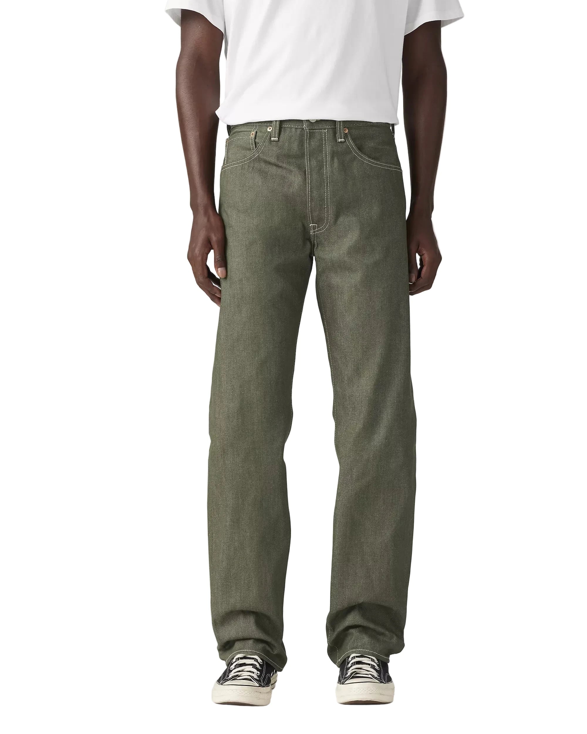 501 LEVI'S SHRINK-TO-FIT JEANS - GREEN – Frank Collection