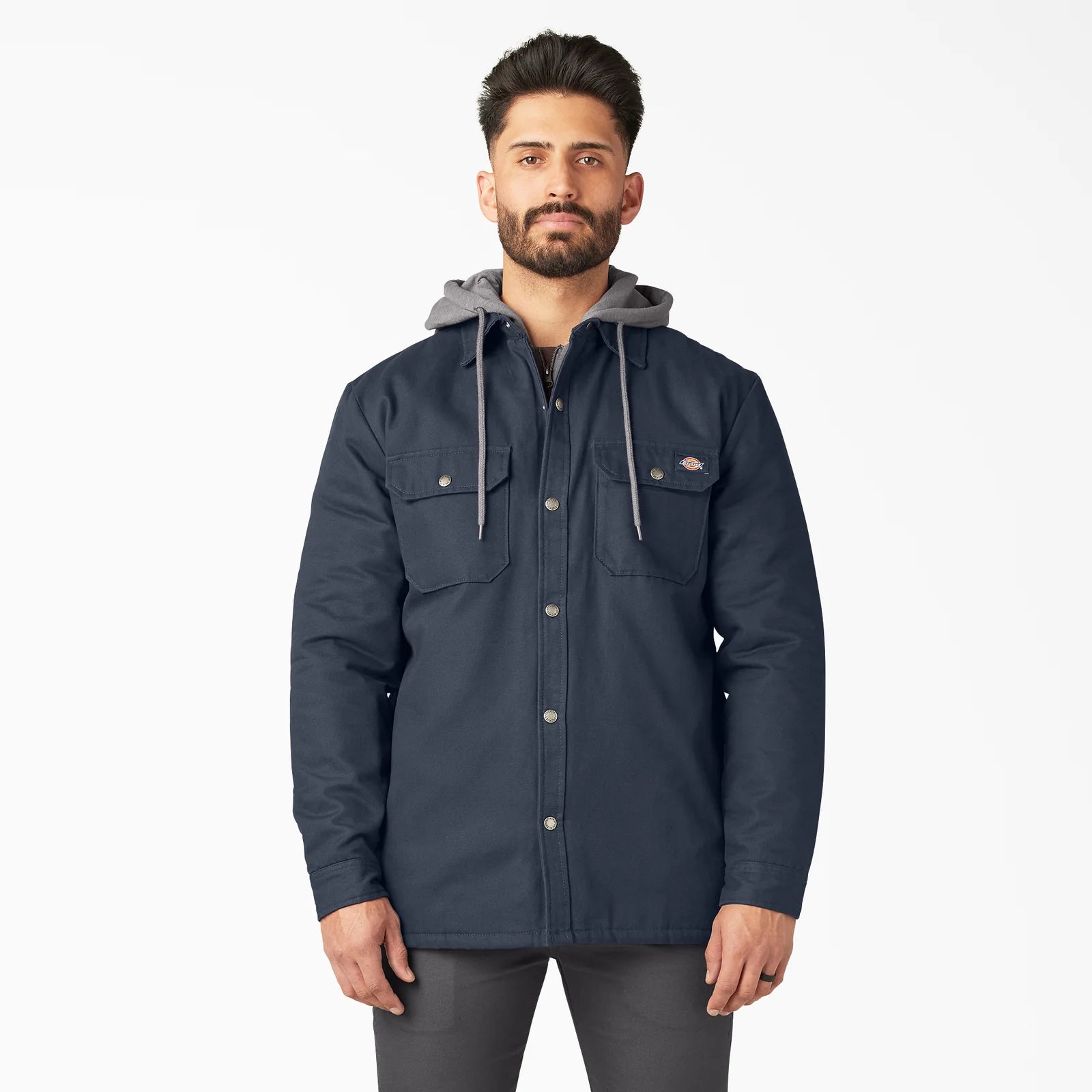 【L】TENDERLOIN DUCK JKT ダックジャケット Navy DICKIES WATER REPELLENT DUCK HOODED SHIRT JACKET - DARK NAVY
