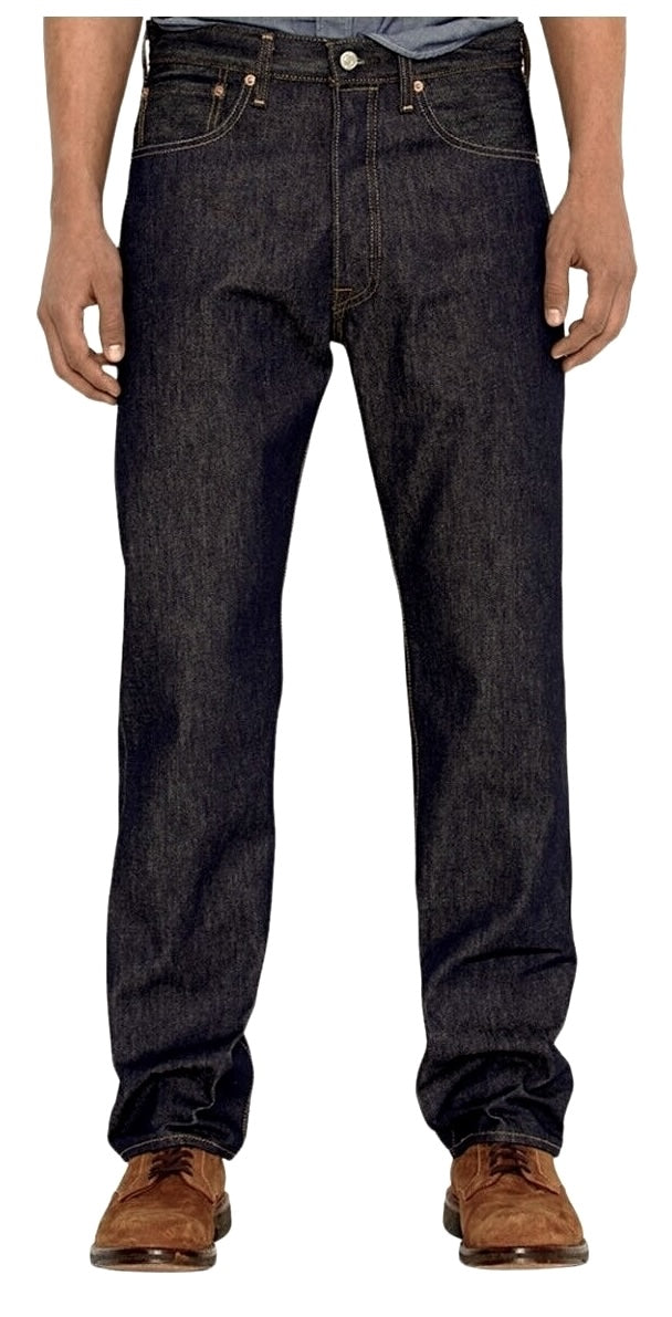 LEVI S ORIGINAL FIT MEN S 501 SHRINK TO FIT JEANS BLACK