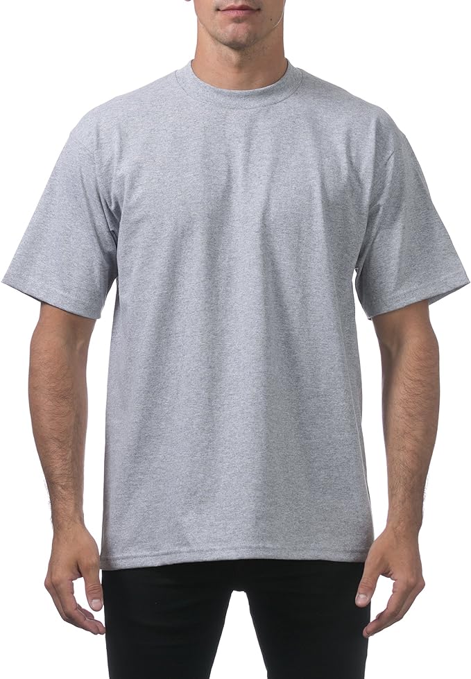Wear Sierra Men's Everyday Crewneck T-Shirt | 100% Combed Cotton, Relaxed Fit, Gray, Large