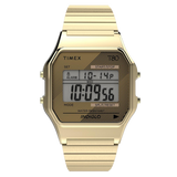 Timex T80 34mm Watch with Stainless Steel Bracelet - GOLD