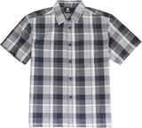 Yago Men's Relaxed Fit Checkered Short Sleeve Woven Work Shirt