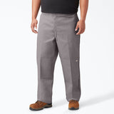 Dickies Loose Fit Double Knee Work Pants - Silver