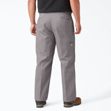 Dickies Loose Fit Double Knee Work Pants - Silver