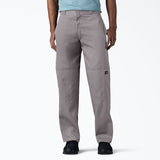Dickies Loose Fit Double Knee Work Pants - Silver