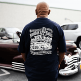 ORIGINAL FRANK COLLECTION BOMBAS AND ROLAS TEE - BLACK BACK DISPLAY