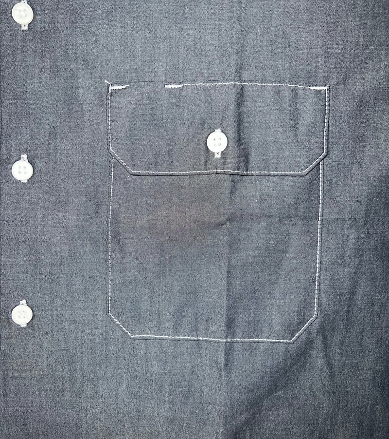 Dickies Men's Relaxed Fit Short Sleeve Chambray Work Shirt – Frank