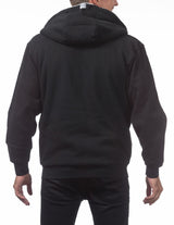 Pro Club Heavyweight Pile Full Zip Hoodie - Black/Gray