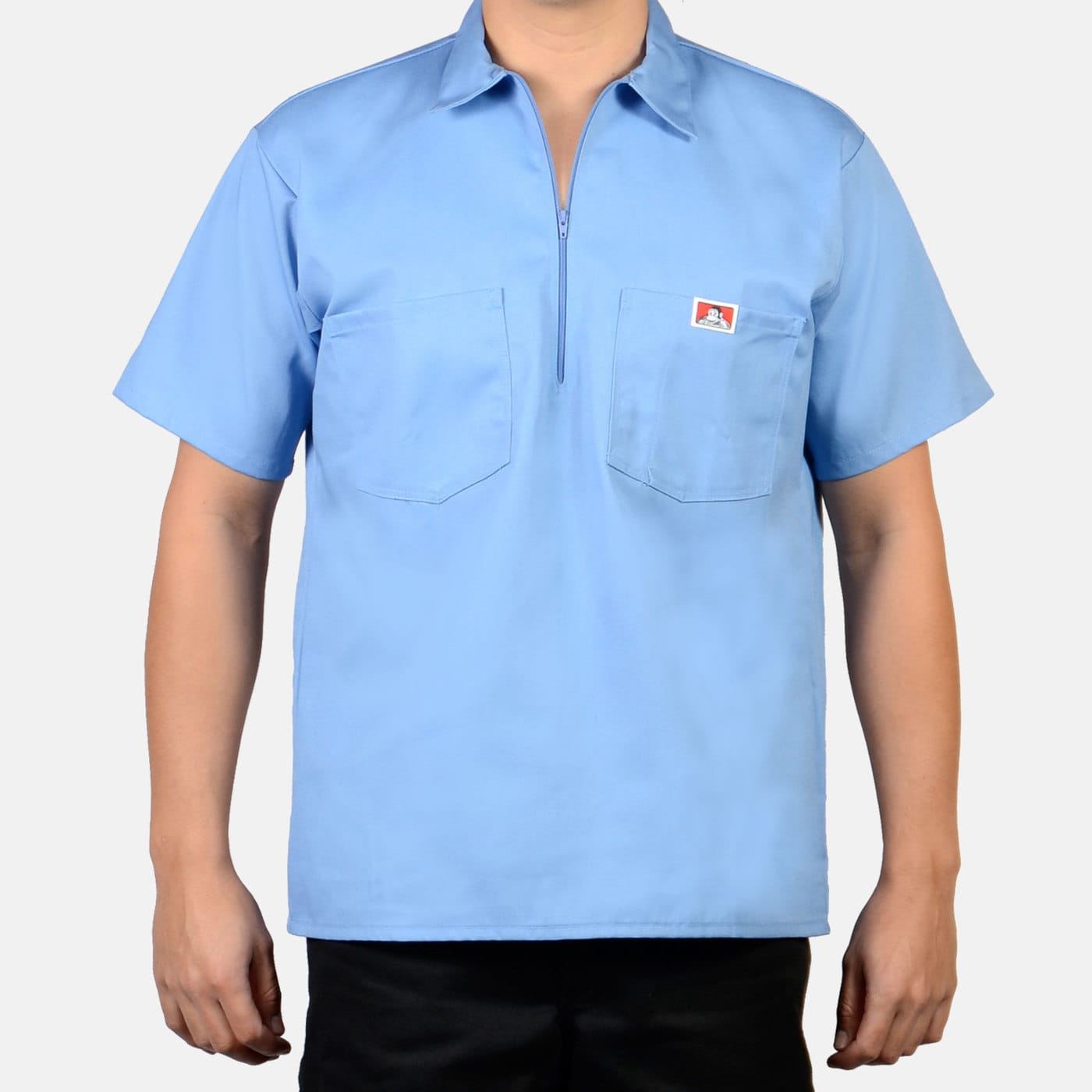 Ben Davis Short Sleeve Solid, 1/2 Zip Shirt – Frank Collection