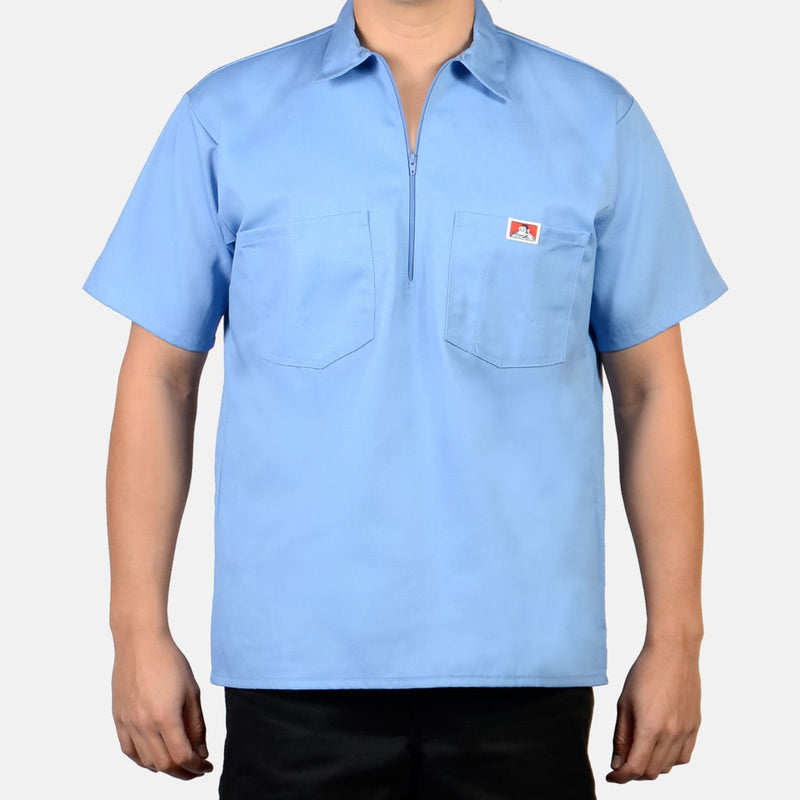 Ben Davis Short Sleeve Solid, 1/2 Zip Shirt – Frank Collection