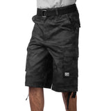 Pro Club Men's Cotton Twill Cargo Shorts with Belt