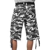 Pro Club Men's Cotton Twill Cargo Shorts with Belt
