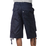Pro Club Men's Cotton Twill Cargo Shorts with Belt
