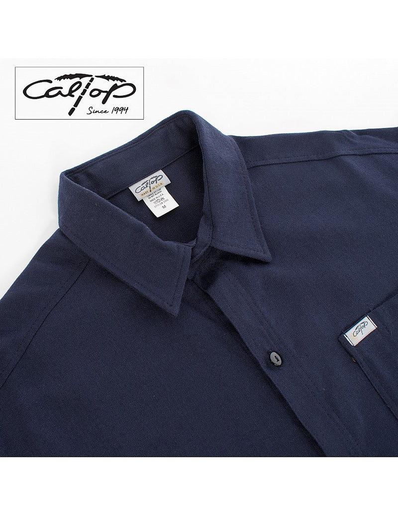 CalTop Long Sleeve Flannel - Navy