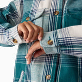 Dickies Women’s Flannel Shacket- Balsam