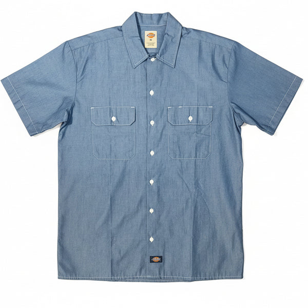 【新作】新品未使用Dickies® for RHC Chambray Shirt Dickies Men's Relaxed Fit Short Sleeve Chambray Work Shirt – Frank