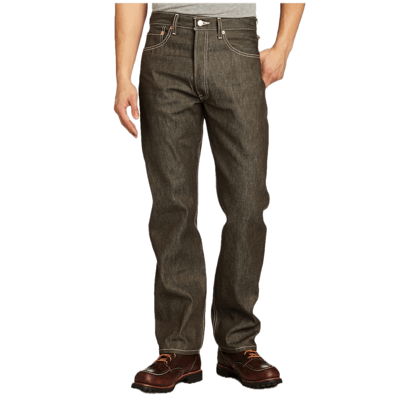 501 LEVI'S SHRINK-TO-FIT JEANS - BROWN