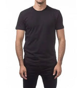 Pro Club Men’s Lightweight Cotton Short Sleeve T-Shirt - Black