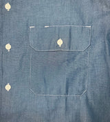 Dickies Men’s Relaxed Fit Short Sleeve Chambray Work Shirt