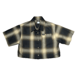 CalTop Women's Short Sleeve Crop Top