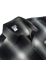 CALTOP SHORT SLEEVE FLANNEL - BLACK / IVORY
