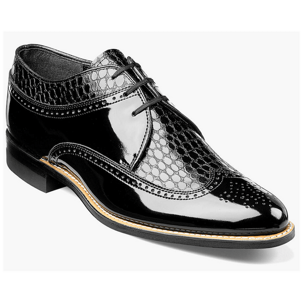 DAYTON WINGTIP OXFORD MEN'S DRESS SHOE - BLACK