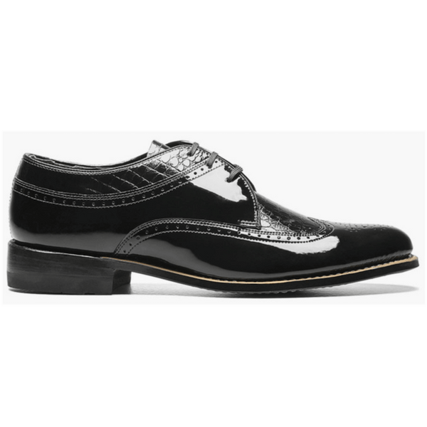 DAYTON WINGTIP OXFORD MEN'S DRESS SHOE - BLACK