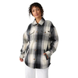 Dickies Women's Flannel Shacket - Black