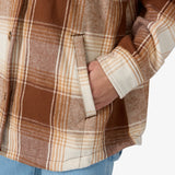Dickies Women's Flannel Shacket - Cappuccino