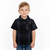 Caltop Kids / Youth Short Sleeve Flannel