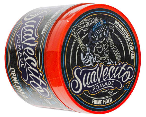 Suavecito Pomade Firme (Strong) Hold 4 oz - Downtown Chrome