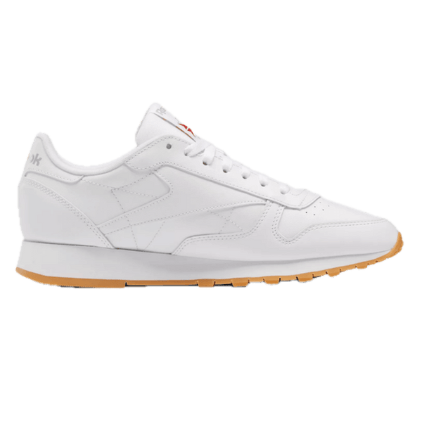 CLASSIC LEATHER SHOES - WHITE/GUM