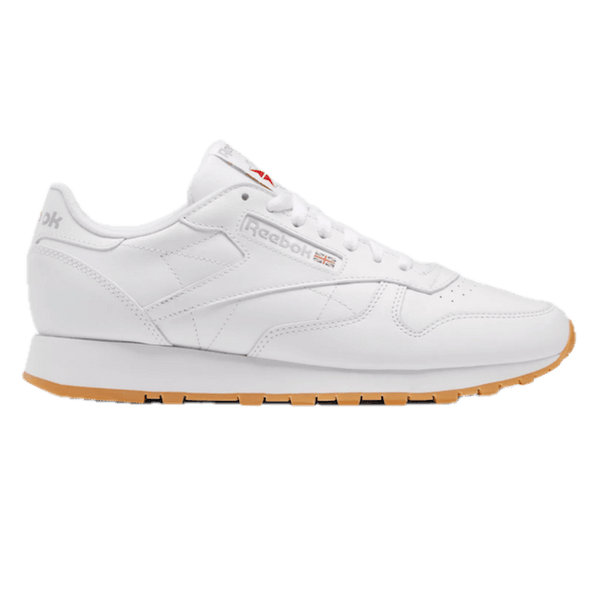 CLASSIC LEATHER SHOES - WHITE/GUM
