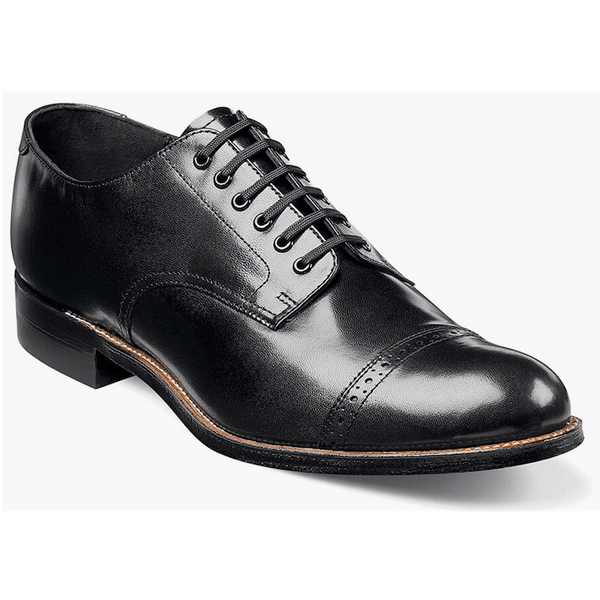 MADISON CAP TOE OXFORD MEN'S DRESS SHOE - BLACK