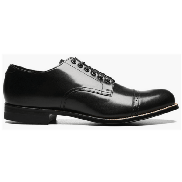 MADISON CAP TOE OXFORD MEN'S DRESS SHOE - BLACK