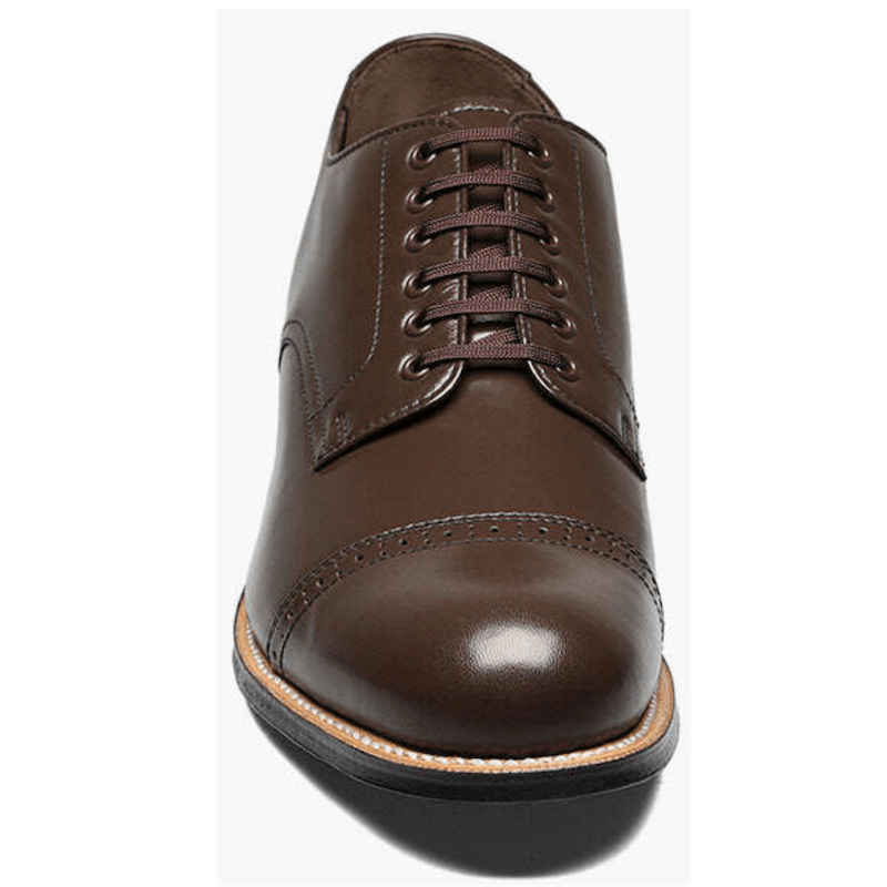 MADISON CAP TOE OXFORD MEN'S DRESS SHOE - BROWN