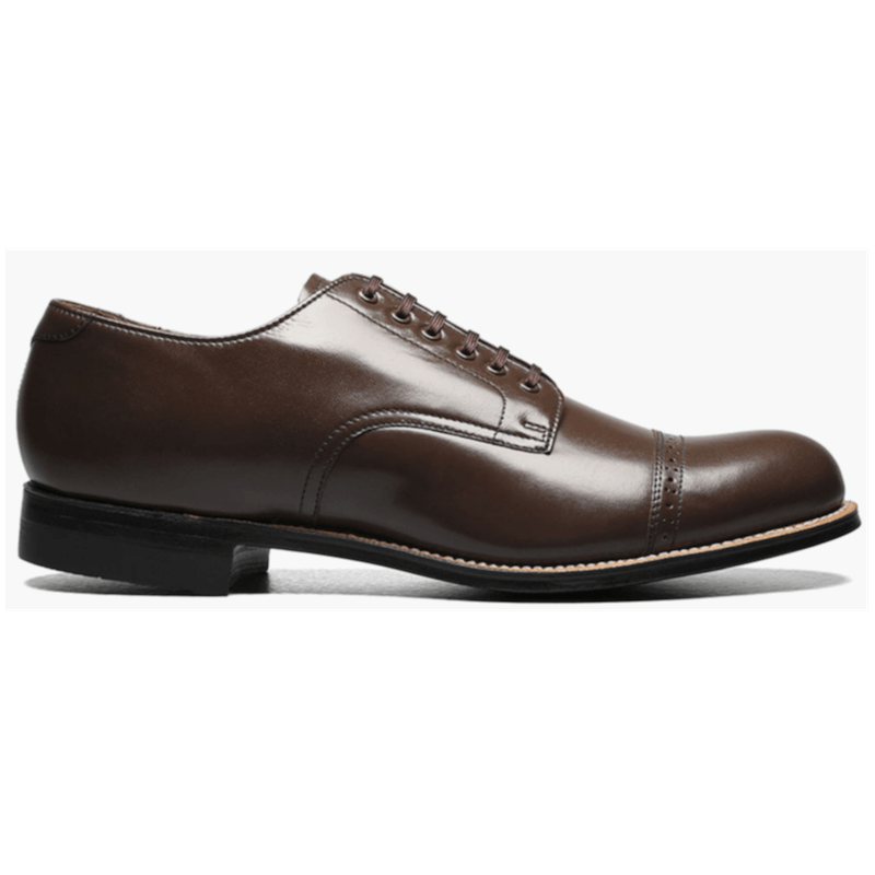MADISON CAP TOE OXFORD MEN'S DRESS SHOE - BROWN
