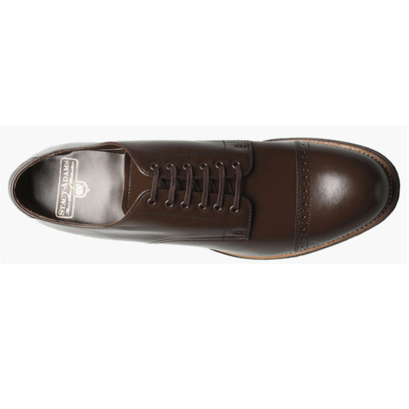 MADISON CAP TOE OXFORD MEN'S DRESS SHOE - BROWN
