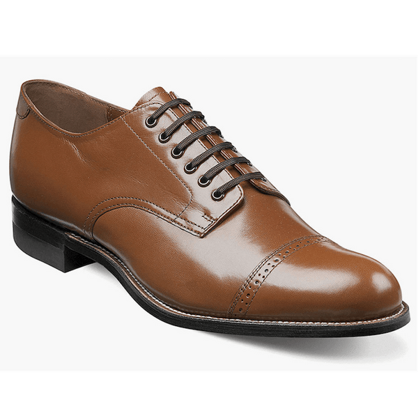 MADISON CAP TOE OXFORD MEN'S DRESS SHOE - OAK