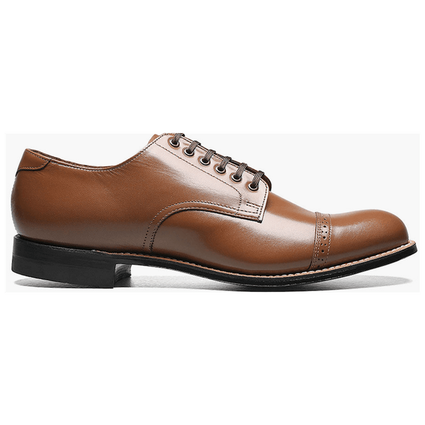 MADISON CAP TOE OXFORD MEN'S DRESS SHOE - OAK