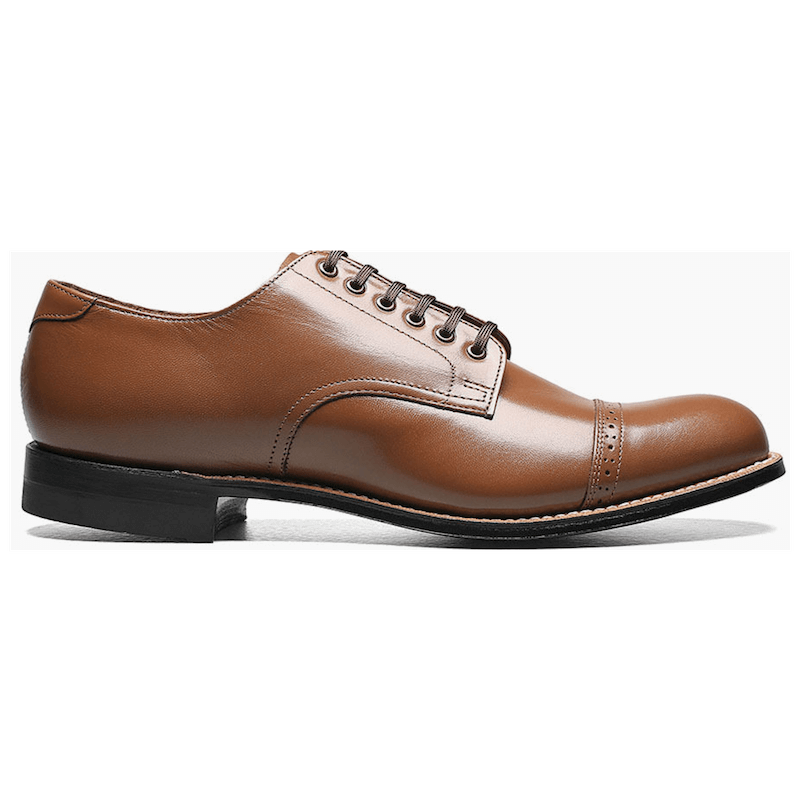 MADISON CAP TOE OXFORD MEN'S DRESS SHOE - OAK