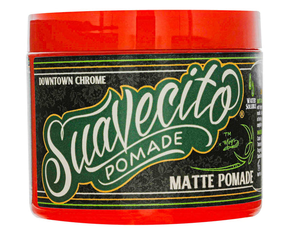 Suavecito Matte Pomade 4 oz - Downtown Chrome