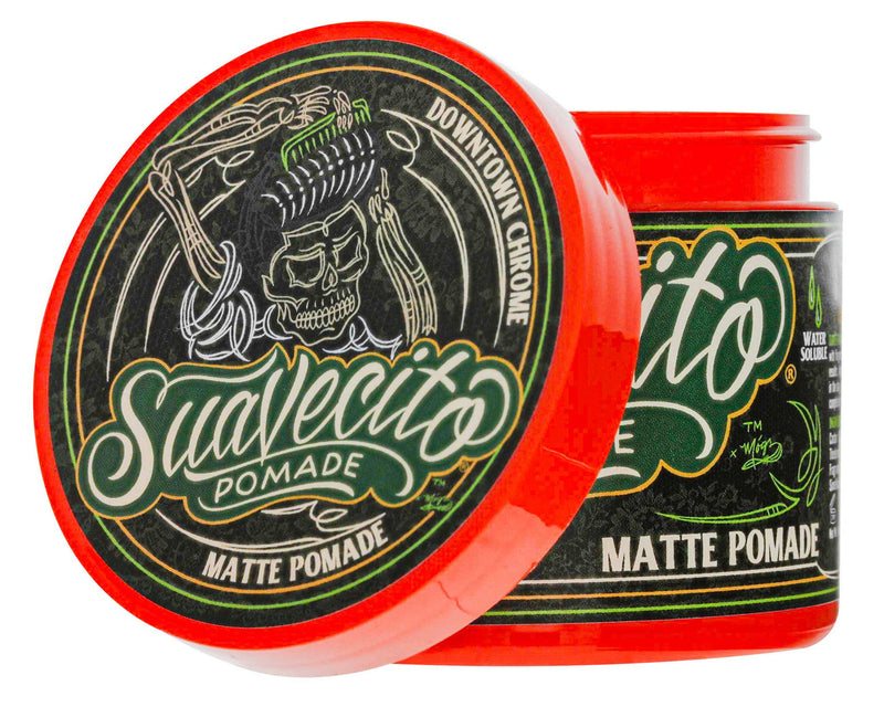 Suavecito Matte Pomade 4 oz - Downtown Chrome