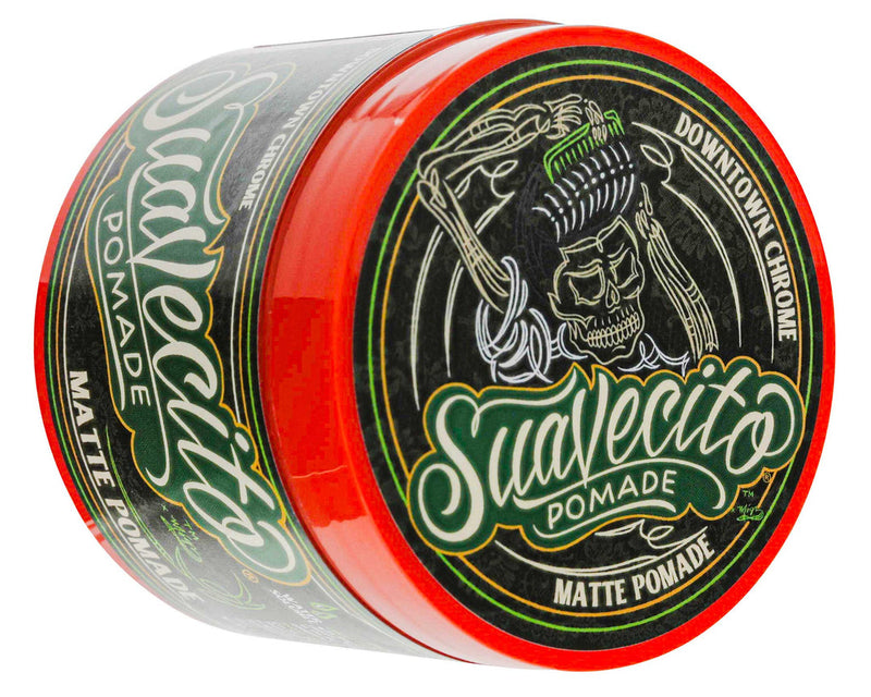 Suavecito Matte Pomade 4 oz - Downtown Chrome