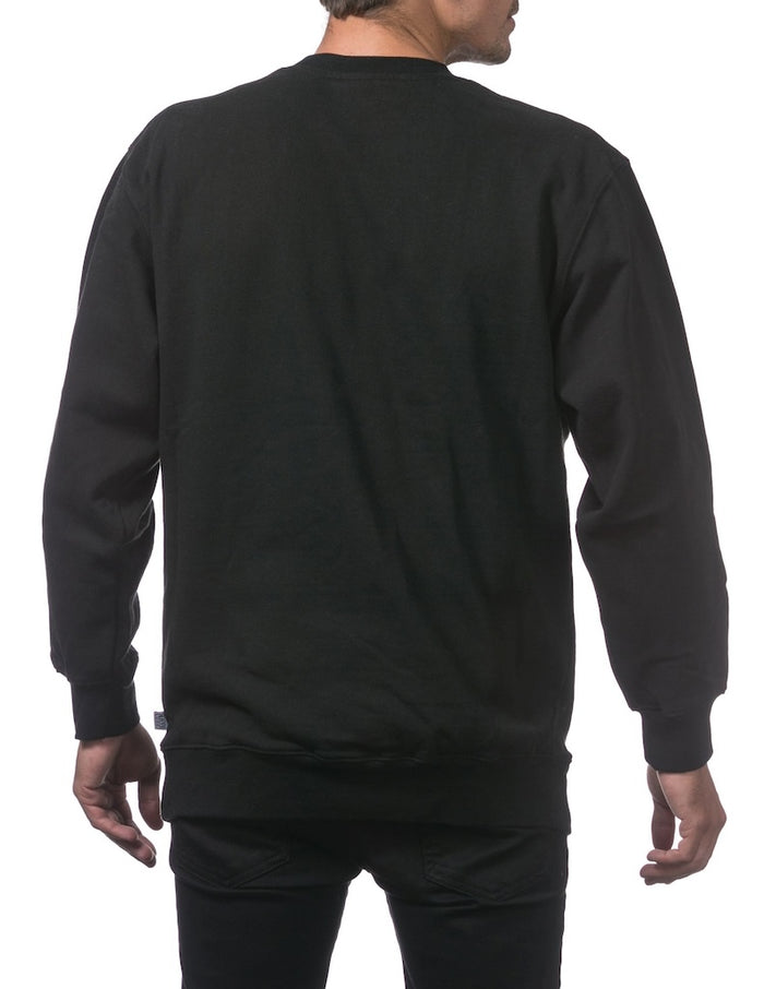 Pro Club Heavyweight 13oz Crew Neck Pullover - BLACK – Frank